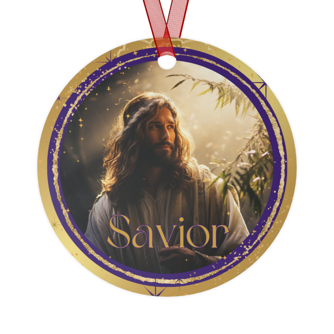 Savior - Names of Jesus Metal Ornament