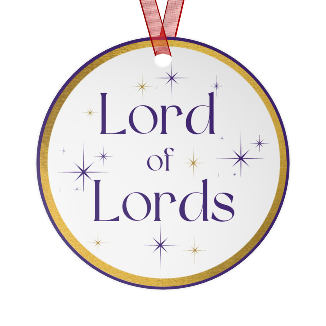 Lord of Lords - Names of Jesus White Metal Ornament