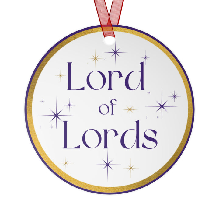 Lord of Lords - Names of Jesus White Metal Ornament