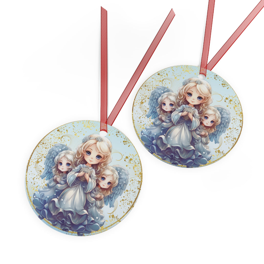 Faithful Angels - Metal Ornaments