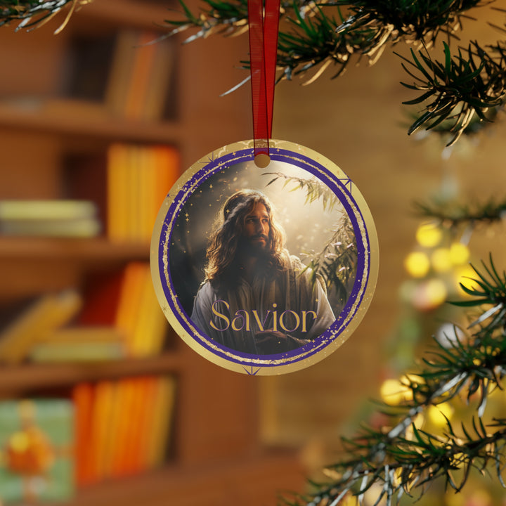 Savior - Names of Jesus Metal Ornament