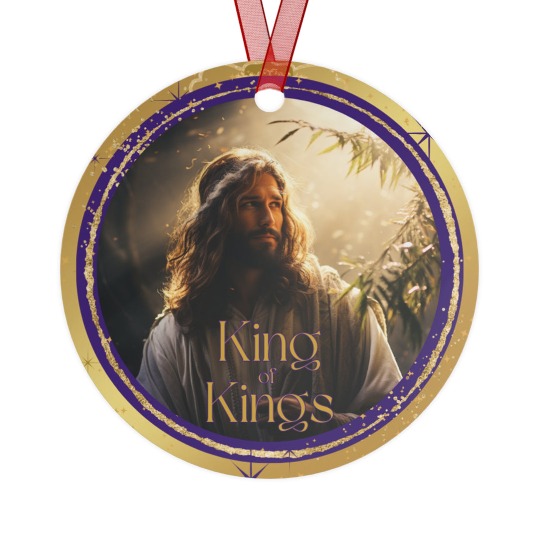 King of Kings - Names of Jesus Metal Ornament