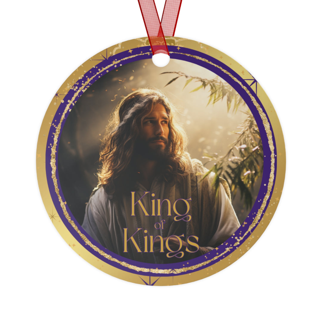 King of Kings - Names of Jesus Metal Ornament