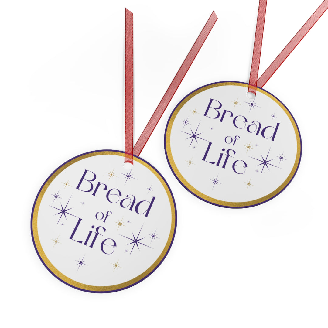 Bread of Life - Names of Jesus White Metal Ornament
