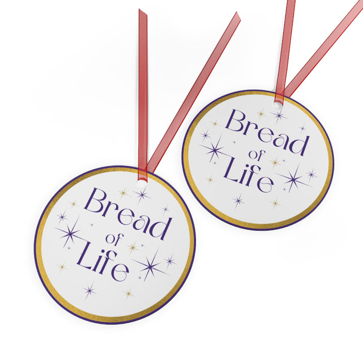 Bread of Life - Names of Jesus White Metal Ornament