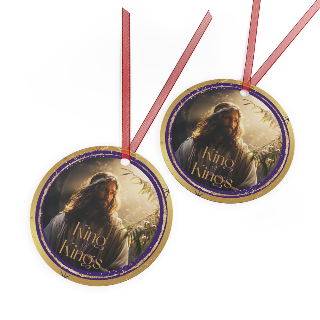 King of Kings - Names of Jesus Metal Ornament