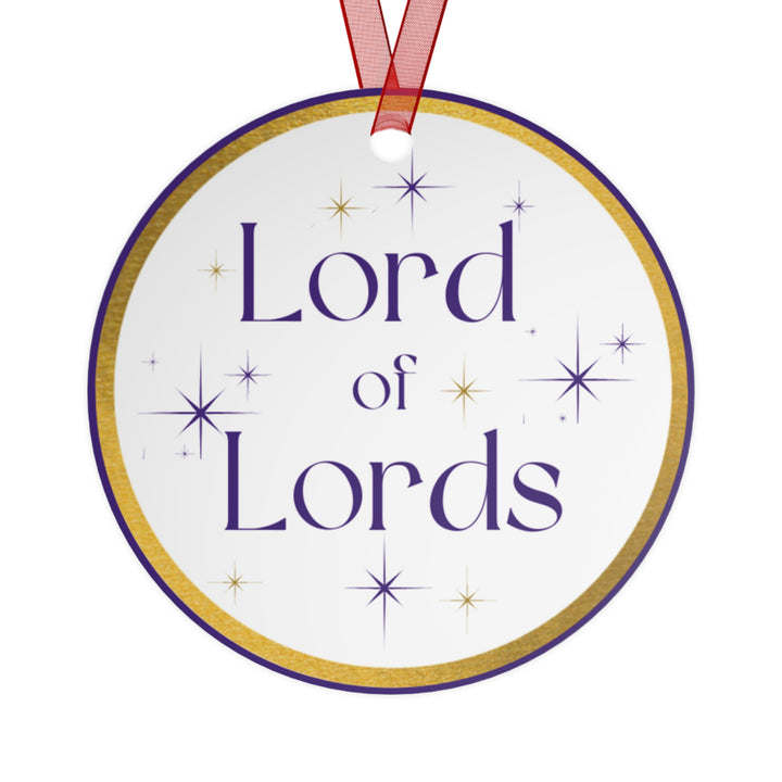 Lord of Lords - Names of Jesus White Metal Ornament
