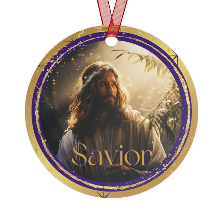 Savior - Names of Jesus Metal Ornament