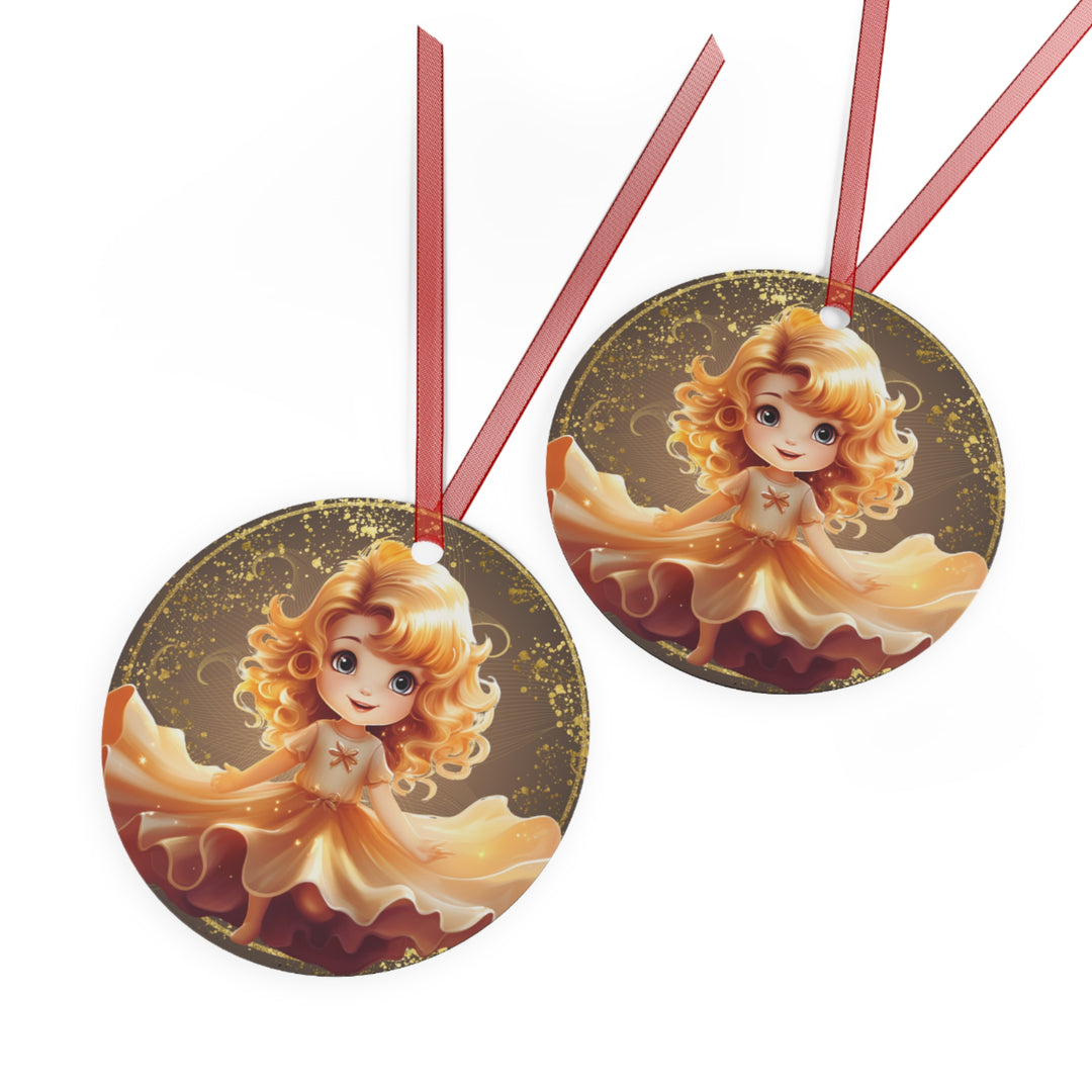 Ginger Angel - Metal Ornaments