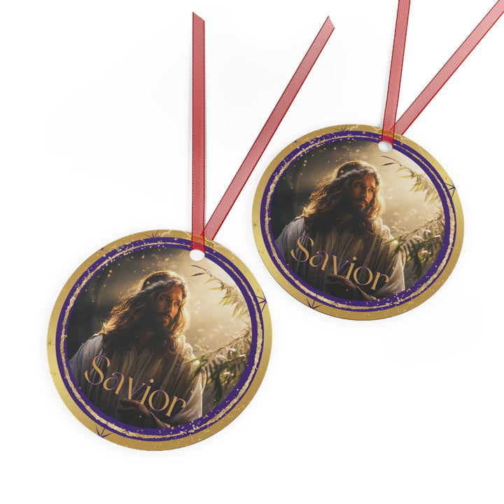 Savior - Names of Jesus Metal Ornament