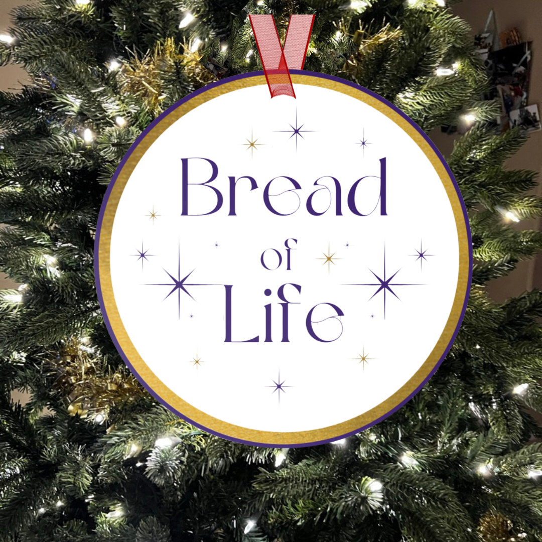 Bread of Life - Names of Jesus White Metal Ornament