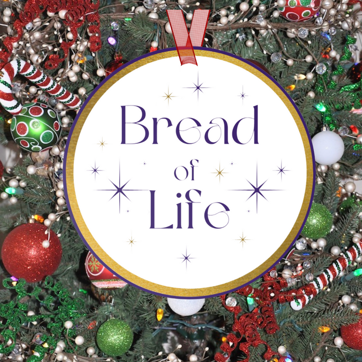 Bread of Life - Names of Jesus White Metal Ornament
