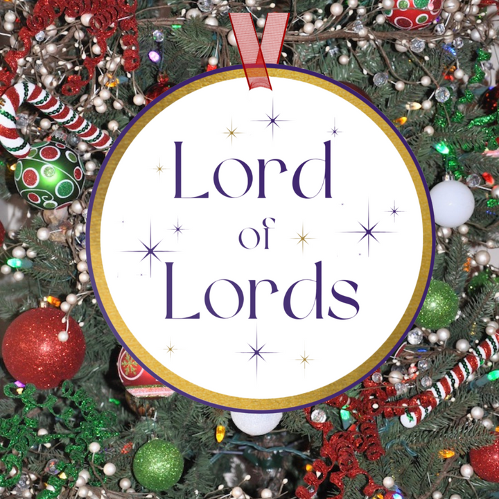 Lord of Lords - Names of Jesus White Metal Ornament