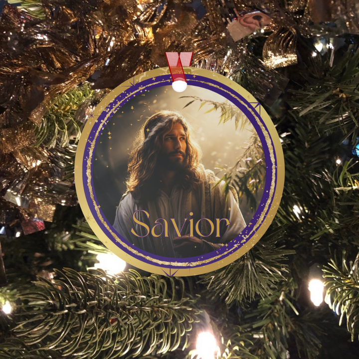 Savior - Names of Jesus Metal Ornament