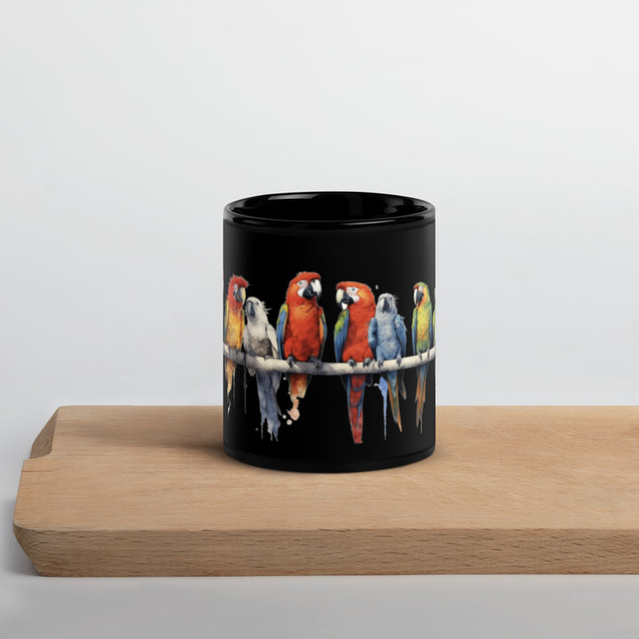 Macaws - Black Glossy Mug