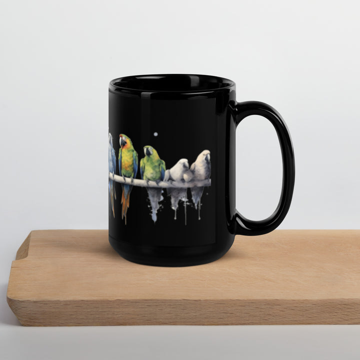 Macaws - Black Glossy Mug