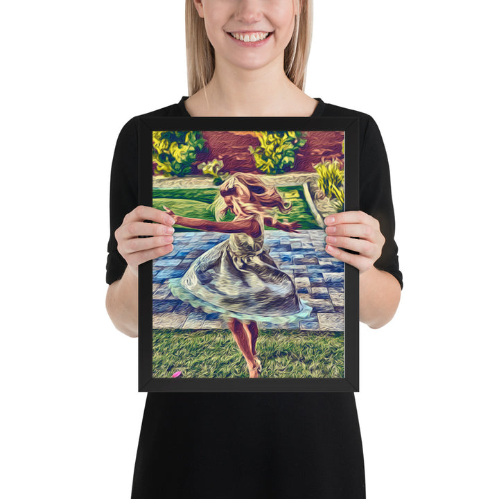 Spinning Joy - Framed Wall Art