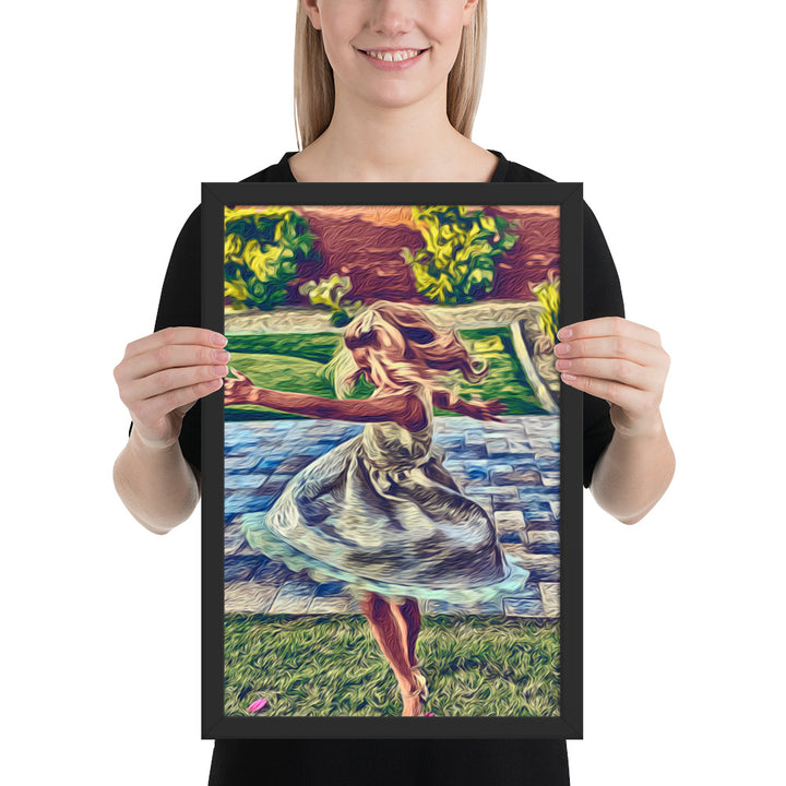 Spinning Joy - Framed Wall Art