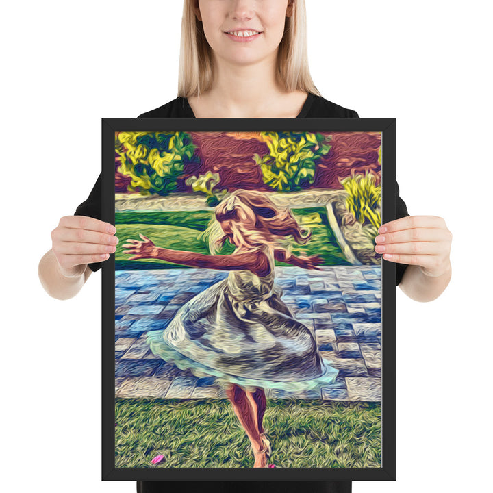Spinning Joy - Framed Wall Art