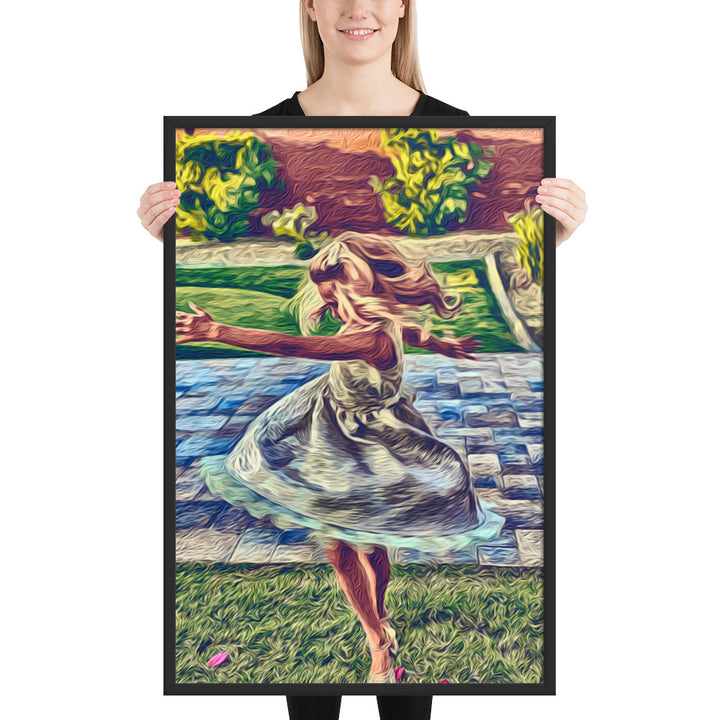 Spinning Joy - Framed Wall Art