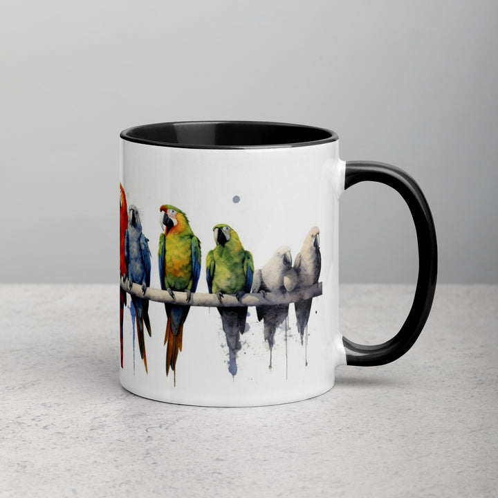 Macaws - Mug with Color Inside