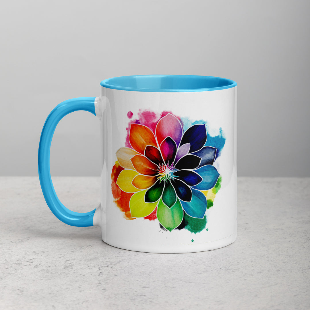 Coffee is My Meditation - Mug with Color Inside