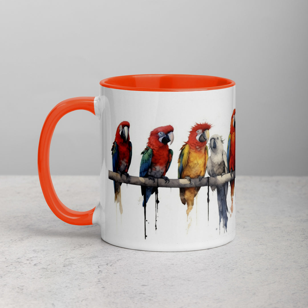 Macaws - Mug with Color Inside