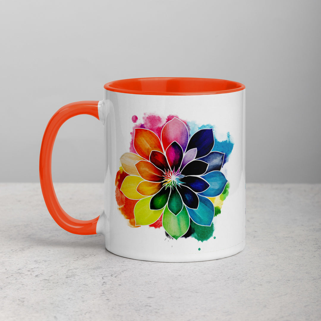 Coffee is My Meditation - Mug with Color Inside