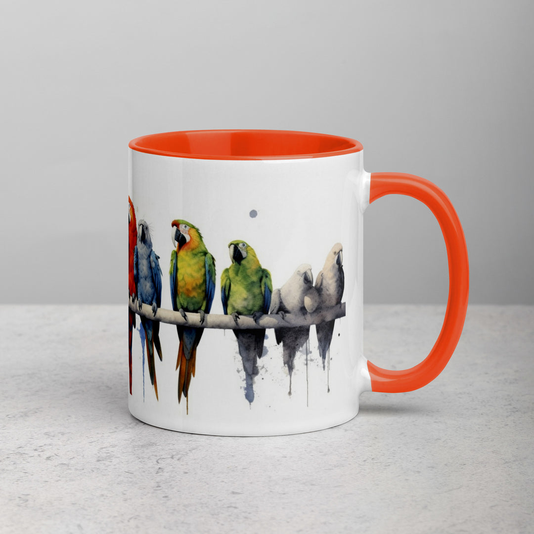 Macaws - Mug with Color Inside