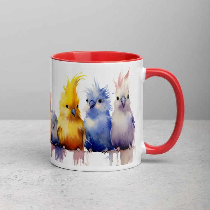 Cockatiel Teens - Mug with Color Inside