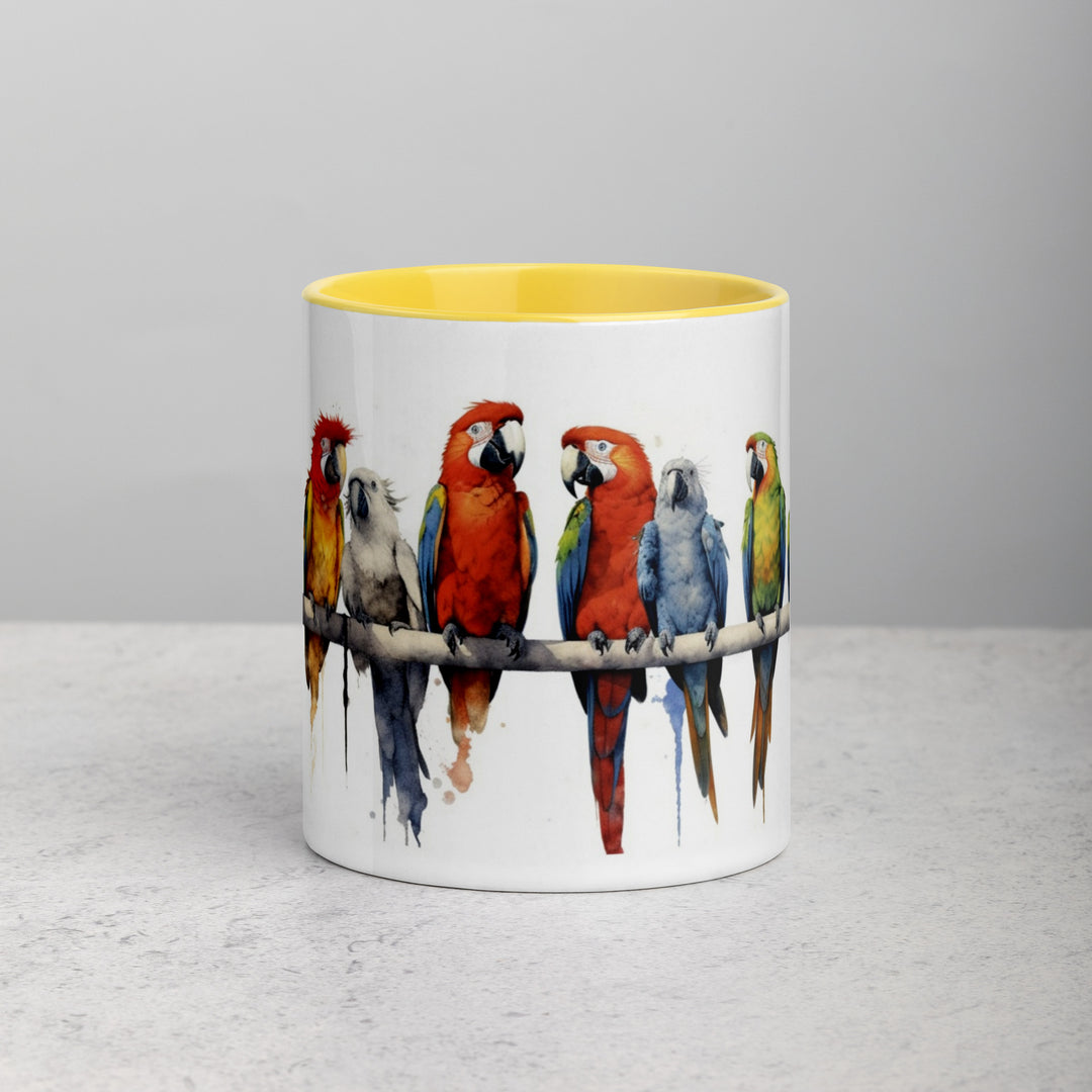 Macaws - Mug with Color Inside