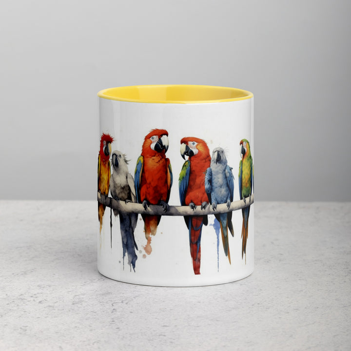 Macaws - Mug with Color Inside