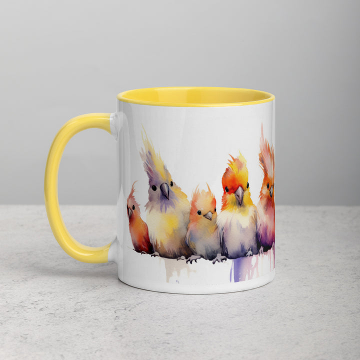 Cockatiel Teens - Mug with Color Inside