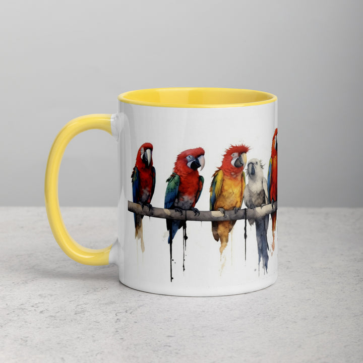 Macaws - Mug with Color Inside