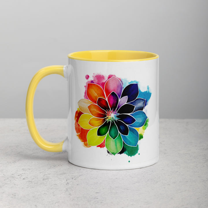 Coffee is My Meditation - Mug with Color Inside