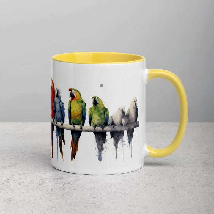 Macaws - Mug with Color Inside