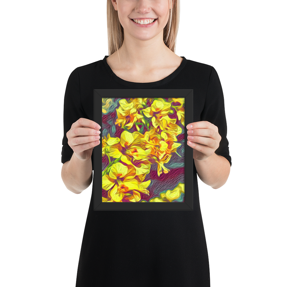 Yellow Daze - Framed Wall Art