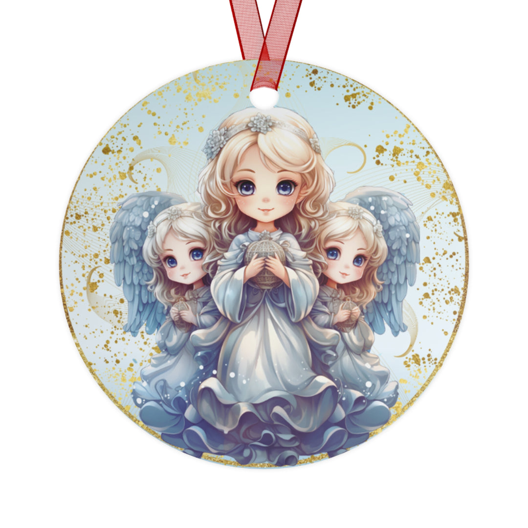 Faithful Angels - Metal Ornaments