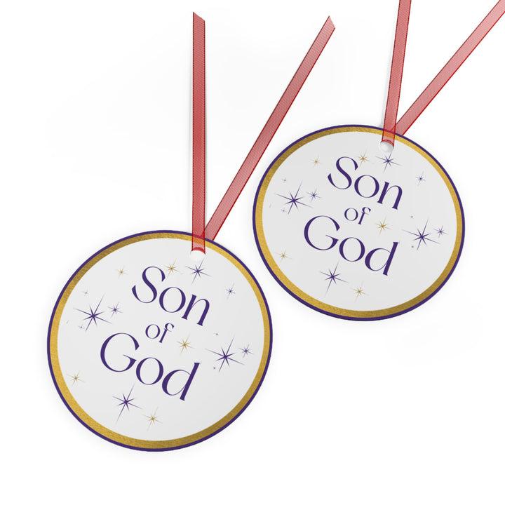 Son of God - Names of Jesus White Metal Ornaments