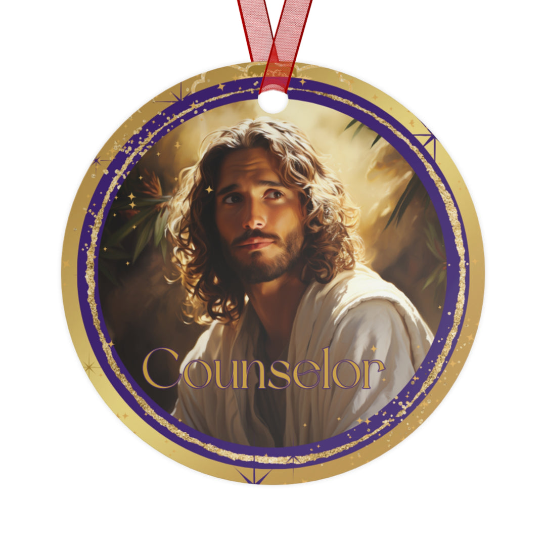 Counselor - Names of Jesus Metal Ornament