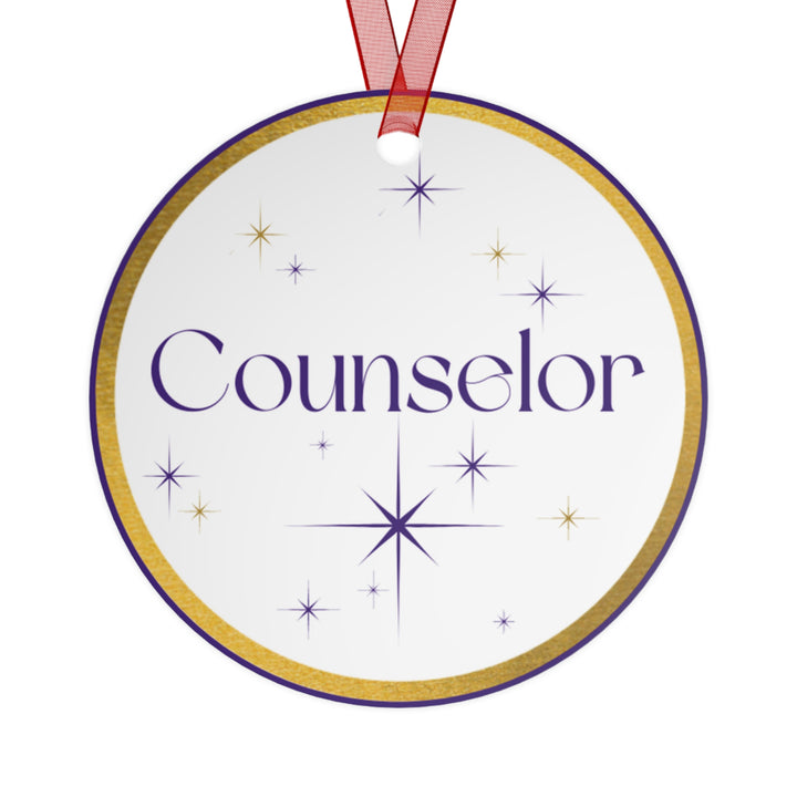 Counselor - Names of Jesus White Metal Ornament