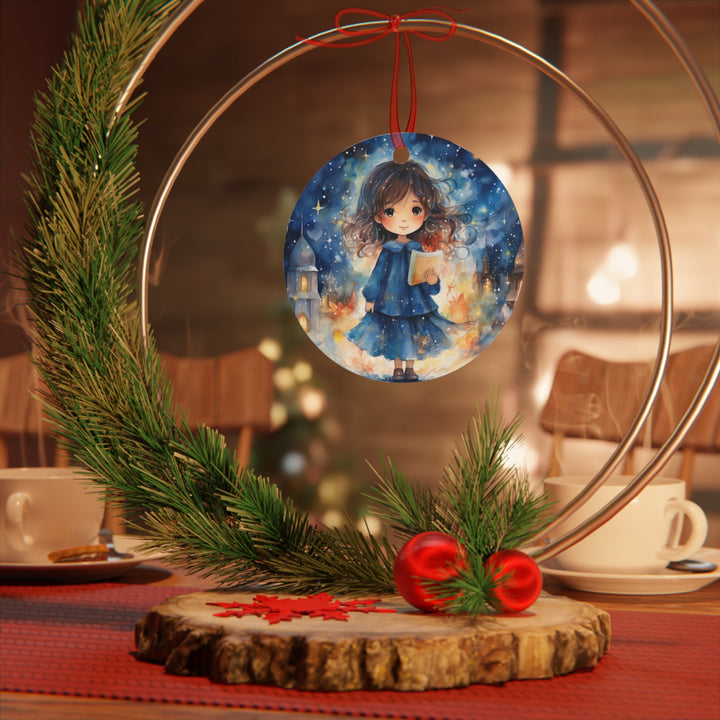 Emily - doll Metal Ornaments