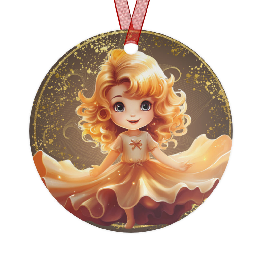Ginger Angel - Metal Ornaments
