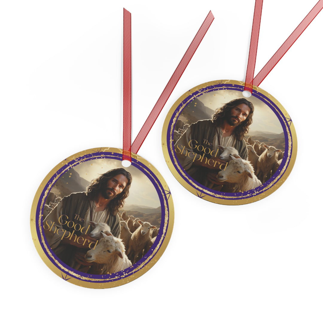 The Good Shepherd - Names of Jesus Metal Ornament