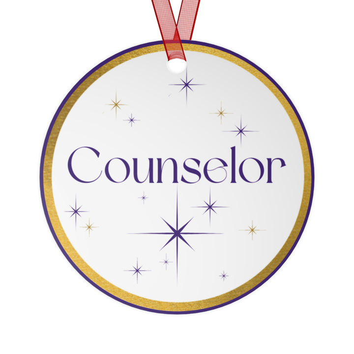 Counselor - Names of Jesus White Metal Ornament