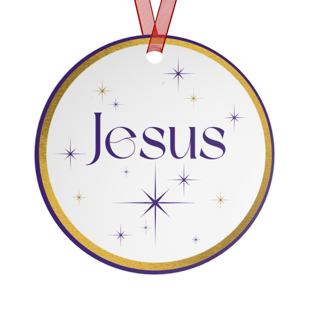 Jesus - Names of Jesus White Metal Ornaments