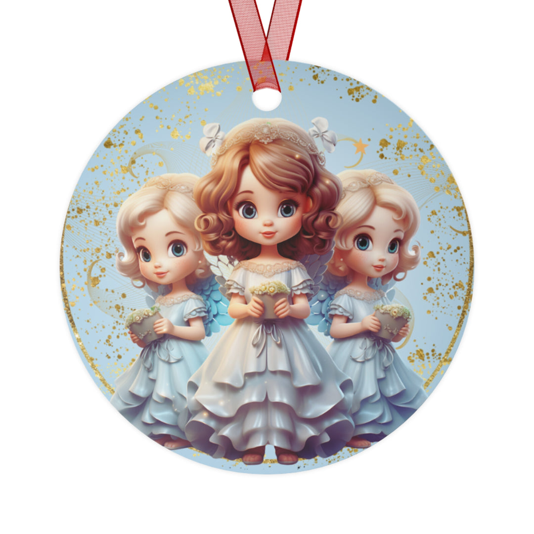 Angel Dolls - Metal Ornament