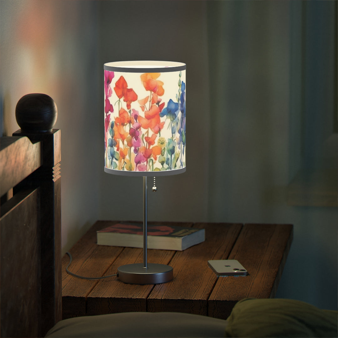 Charming Sweet Peas - Lamp on a Stand