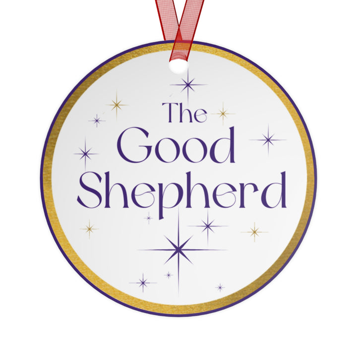 The Good Shepherd - Names of Jesus White Metal Ornament