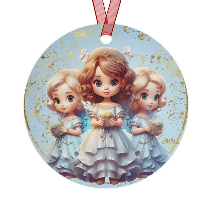 Angel Dolls - Metal Ornament